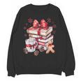 Girly Coquette Gingerbread Books And Hot Cocoa Cozy Season Unisex Sweatshirt Girly Coquette Gingerbread Books And Hot Cocoa Cozy Season Unisex Sweatshirt