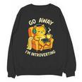 Go Away I'm Introverting Cat Coffee Headphones Unisex Sweatshirt Go Away I'm Introverting Cat Coffee Headphones Unisex Sweatshirt