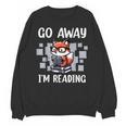Go Away I'm Reading Book Reader Cute Fox Loves Books Unisex Sweatshirt