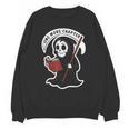 Grim Reaper Bookworm Cute Book Reading Halloween Unisex Sweatshirt Grim Reaper Bookworm Cute Book Reading Halloween Unisex Sweatshirt