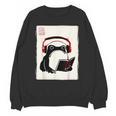 Grumpy Frog Books Music Kawaii Ink Japanese Unisex Sweatshirt Grumpy Frog Books Music Kawaii Ink Japanese Unisex Sweatshirt