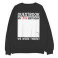 Guestbook 7th Birthday 7 Year Old Born 2018 Bday Unisex Sweatshirt