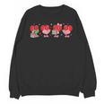 Heart Reading Books Valentine Teacher Library Book Lover Unisex Sweatshirt