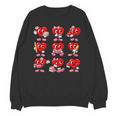 Heart Reading Books Valentine’s Day Girl And Boy Book Lovers Unisex Sweatshirt
