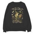 On My Way To Hoard Books And Cause Chaos Tom Foolery Frog Unisex Sweatshirt