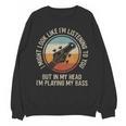 Introvert Bass Guitarist Musician Playing Bass Guitar Unisex Sweatshirt Introvert Bass Guitarist Musician Playing Bass Guitar Unisex Sweatshirt