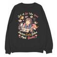 Just Girl Who Loves Anime Cats Boba And Books Bubble Tea Unisex Sweatshirt