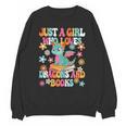 Just A Girl Who Loves Dragons And Books Reading Bookworm Unisex Sweatshirt Just A Girl Who Loves Dragons And Books Reading Bookworm Unisex Sweatshirt