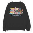 Just One More Chapter Floral Book Reading Teacher Bookworm Unisex Sweatshirt Just One More Chapter Floral Book Reading Teacher Bookworm Unisex Sweatshirt