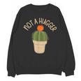 Kawaii Grumpy Cactus Not a Hugger Plant Introvert Unisex Sweatshirt Kawaii Grumpy Cactus Not a Hugger Plant Introvert Unisex Sweatshirt