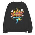 Kids Ka-Blam 7 Year Old Boys 7th Birthday Comic Book Super Hero Unisex Sweatshirt Kids Ka-Blam 7 Year Old Boys 7th Birthday Comic Book Super Hero Unisex Sweatshirt