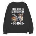Kids Read Books & Pet My Blue Merle Corgi Lover Unisex Sweatshirt Kids Read Books & Pet My Blue Merle Corgi Lover Unisex Sweatshirt