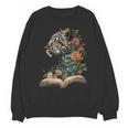Leopard Book Flower Unisex Sweatshirt