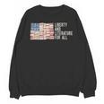 Liberty And Literature For All Reading USA Book Lover Unisex Sweatshirt Liberty And Literature For All Reading USA Book Lover Unisex Sweatshirt