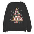 Library Books Christmas Tree Teacher Xmas Snowflake Unisex Sweatshirt Library Books Christmas Tree Teacher Xmas Snowflake Unisex Sweatshirt