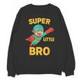 Little Cute Superhero Brother Comic Book Baby Bro Unisex Sweatshirt
