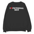 I Love Heart Fictional Men Simple Cute Reading Books Unisex Sweatshirt I Love Heart Fictional Men Simple Cute Reading Books Unisex Sweatshirt