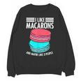 Macaroons Dessert Antisocial Introvert Pastries Food Lover Unisex Sweatshirt
