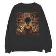 Melanin Afro Women Educated Reading Book History Unisex Sweatshirt Melanin Afro Women Educated Reading Book History Unisex Sweatshirt