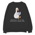 Mentally At The Scholastic Book Fair Retro Vintage Trendy Unisex Sweatshirt