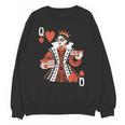 Modern Queen Of Hearts Book Lover Reading Novels Romantasy Unisex Sweatshirt Modern Queen Of Hearts Book Lover Reading Novels Romantasy Unisex Sweatshirt