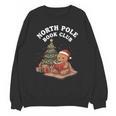 North Pole Book Club Gingerbread Christmas Reading Unisex Sweatshirt North Pole Book Club Gingerbread Christmas Reading Unisex Sweatshirt