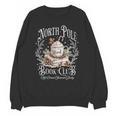 North Pole Book Club Hot Cocoa Served Daily Unisex Sweatshirt North Pole Book Club Hot Cocoa Served Daily Unisex Sweatshirt