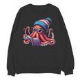 Octopus Reading Book Kraken Book Lover Unisex Sweatshirt