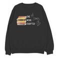 One More Chapter Sign Language Deaf Reading Book Lover Unisex Sweatshirt