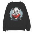 Panda With Book For Reading Enthusiasts Unisex Sweatshirt Panda With Book For Reading Enthusiasts Unisex Sweatshirt