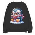 Penguin Reading a Book Animal Unisex Sweatshirt
