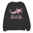 I Have Plans With My Axolotl Salamander Introvert Unisex Sweatshirt