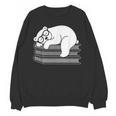 Polar Bear Reading Book Pajama Sleep Unisex Sweatshirt Polar Bear Reading Book Pajama Sleep Unisex Sweatshirt