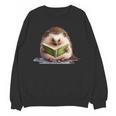Porcupine Reading Book Hedgehog Book Lover Unisex Sweatshirt Porcupine Reading Book Hedgehog Book Lover Unisex Sweatshirt