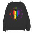 Rainbow Book With Stars And Moon Phases Gay Pride LGBT Unisex Sweatshirt