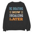 RC Boating Now Minimal Socializing Introvert Vintage Unisex Sweatshirt RC Boating Now Minimal Socializing Introvert Vintage Unisex Sweatshirt