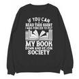 If You Can Read This For Book Lovers Reading Unisex Sweatshirt If You Can Read This For Book Lovers Reading Unisex Sweatshirt