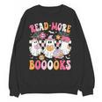 Read More Books Ghosts Reading Book Teacher Halloween Unisex Sweatshirt