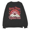 Read Your Heart Out Book Valentines Day Reading Teacher Unisex Sweatshirt Read Your Heart Out Book Valentines Day Reading Teacher Unisex Sweatshirt