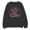 I Read Past My Bedtime Book Flower Butterfly Moon Bookish Unisex Sweatshirt I Read Past My Bedtime Book Flower Butterfly Moon Bookish Unisex Sweatshirt