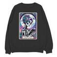 The Reader Tarot Card Reading Skeleton Skull Book Lover Unisex Sweatshirt