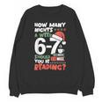 Reading 67 Meme English Teacher Christmas Book Lover Unisex Sweatshirt