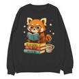 Reading Book Lover Red Panda Read Books Be Kind Stays Weird Unisex Sweatshirt Reading Book Lover Red Panda Read Books Be Kind Stays Weird Unisex Sweatshirt