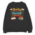 Reading Is My Favorite Sport Book Lover Unisex Sweatshirt