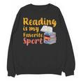 Reading Is My Favorite Sport Book Lovers Unisex Sweatshirt