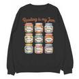Reading Is My Jam Cute Jelly Jars Book Genres Unisex Sweatshirt