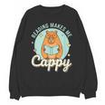Reading Makes Me Cappy Bookworm Capybara Book Reading Unisex Sweatshirt Reading Makes Me Cappy Bookworm Capybara Book Reading Unisex Sweatshirt