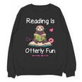 Reading Is Otterly Fun Sea Otter Book Loving Librarian Unisex Sweatshirt Reading Is Otterly Fun Sea Otter Book Loving Librarian Unisex Sweatshirt