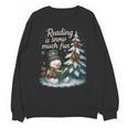 Reading Is Snow Much Fun Christmas Books Snowman Bookworm Unisex Sweatshirt Reading Is Snow Much Fun Christmas Books Snowman Bookworm Unisex Sweatshirt