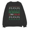 Reading Is Snow Much Fun Winter Bookworm Reading Book Lovers Unisex Sweatshirt
